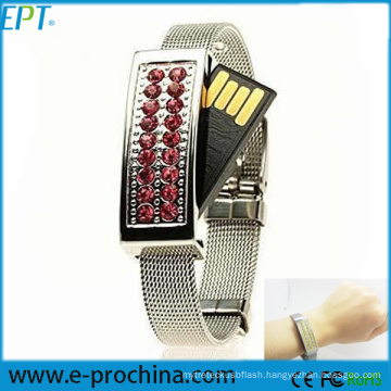 Jewelry Crystal Bracelet Shape Memory Disk USB Pen Drive (ES130)